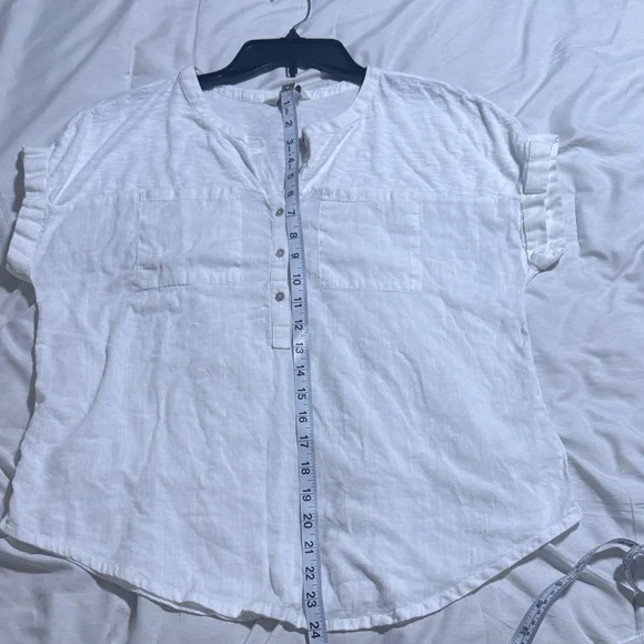 Lucky Brand White Blouse - Picture 4 of 5